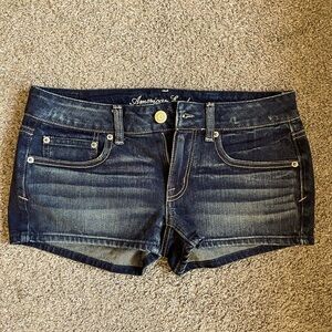 AE stretch denim shorts
